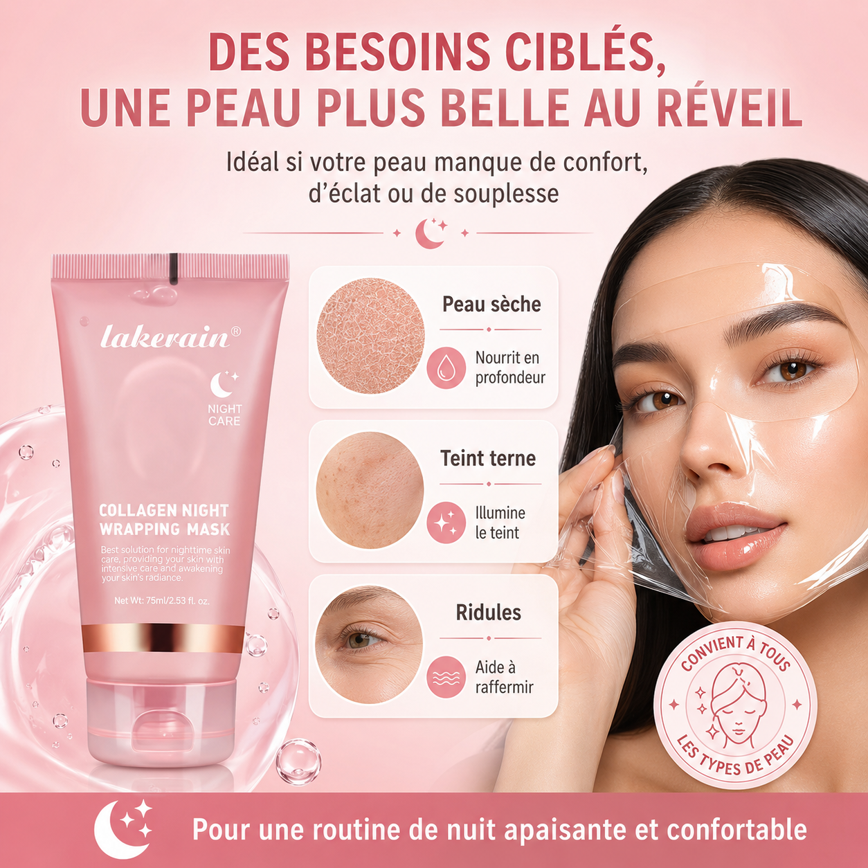 Masque de Nuit au Collagène