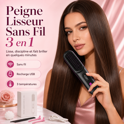 Brosse lissante sans fil