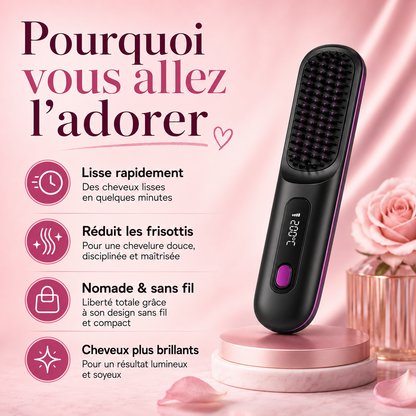 Brosse lissante sans fil