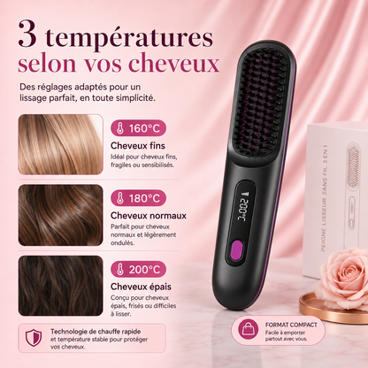 Brosse lissante sans fil