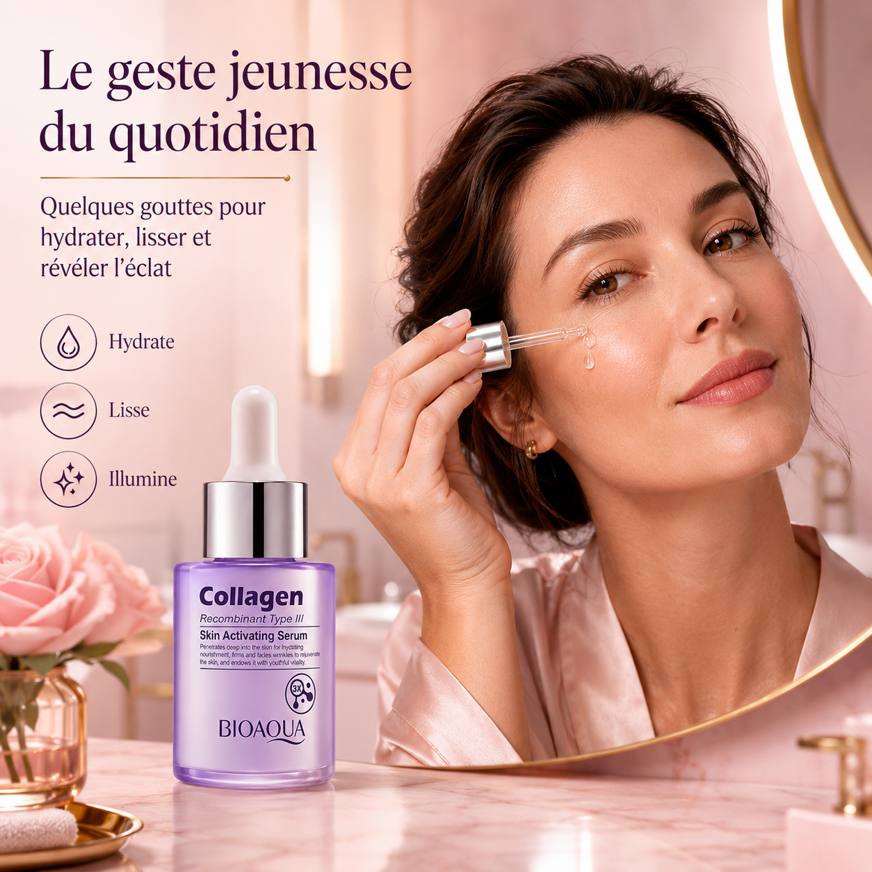 Sérum anti-rides & anti-âge instantanée