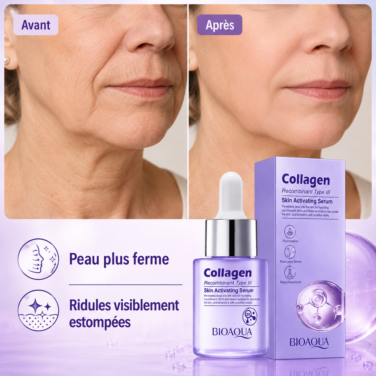 Sérum anti-rides & anti-âge instantanée