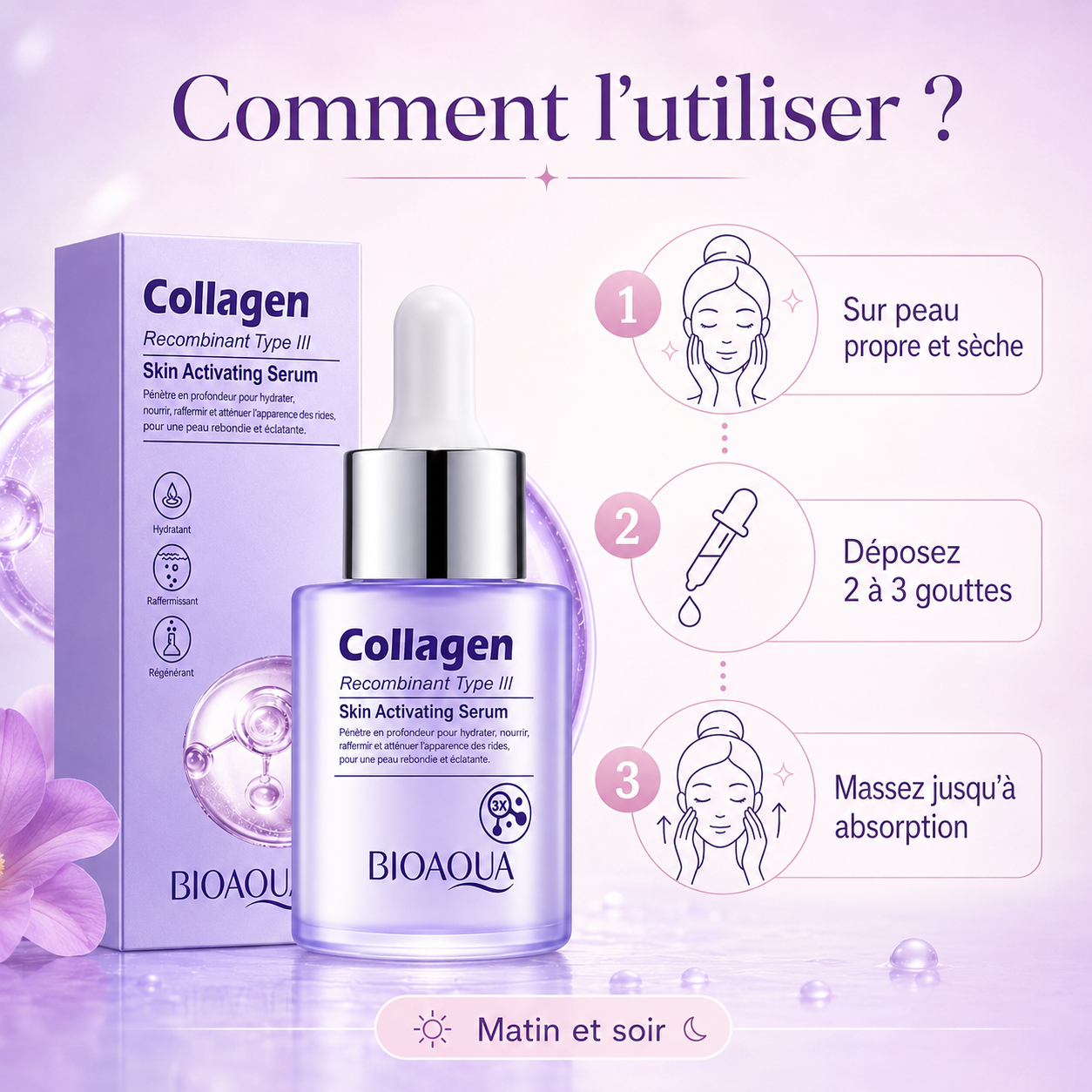 Sérum anti-rides & anti-âge instantanée
