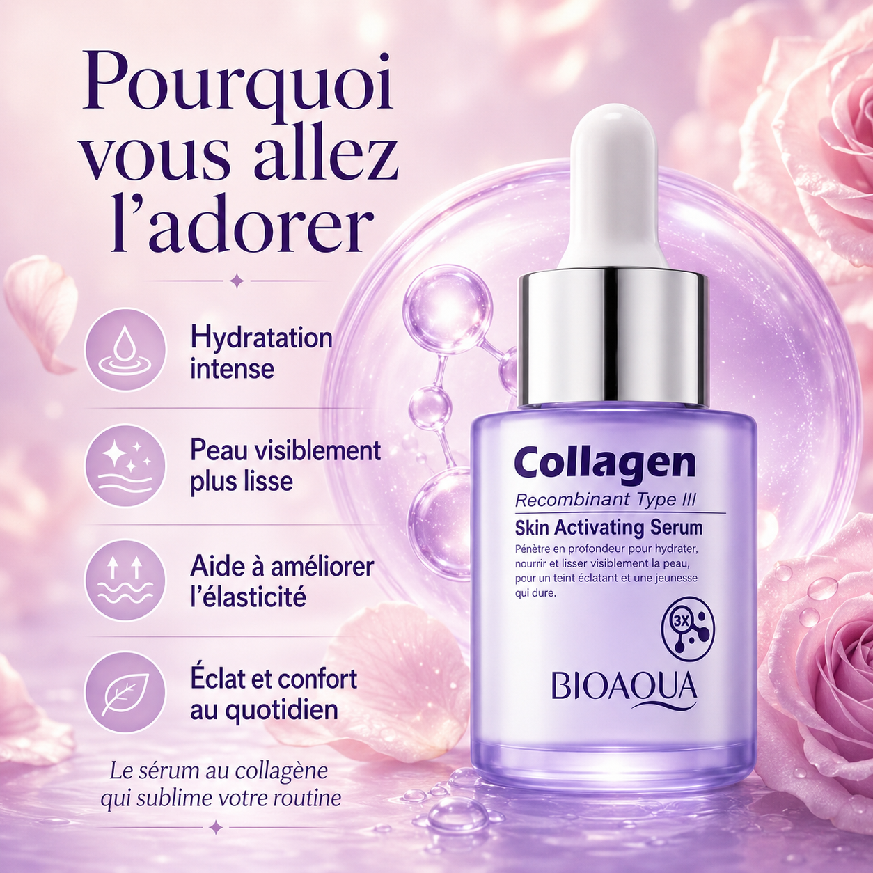 Sérum anti-rides & anti-âge instantanée