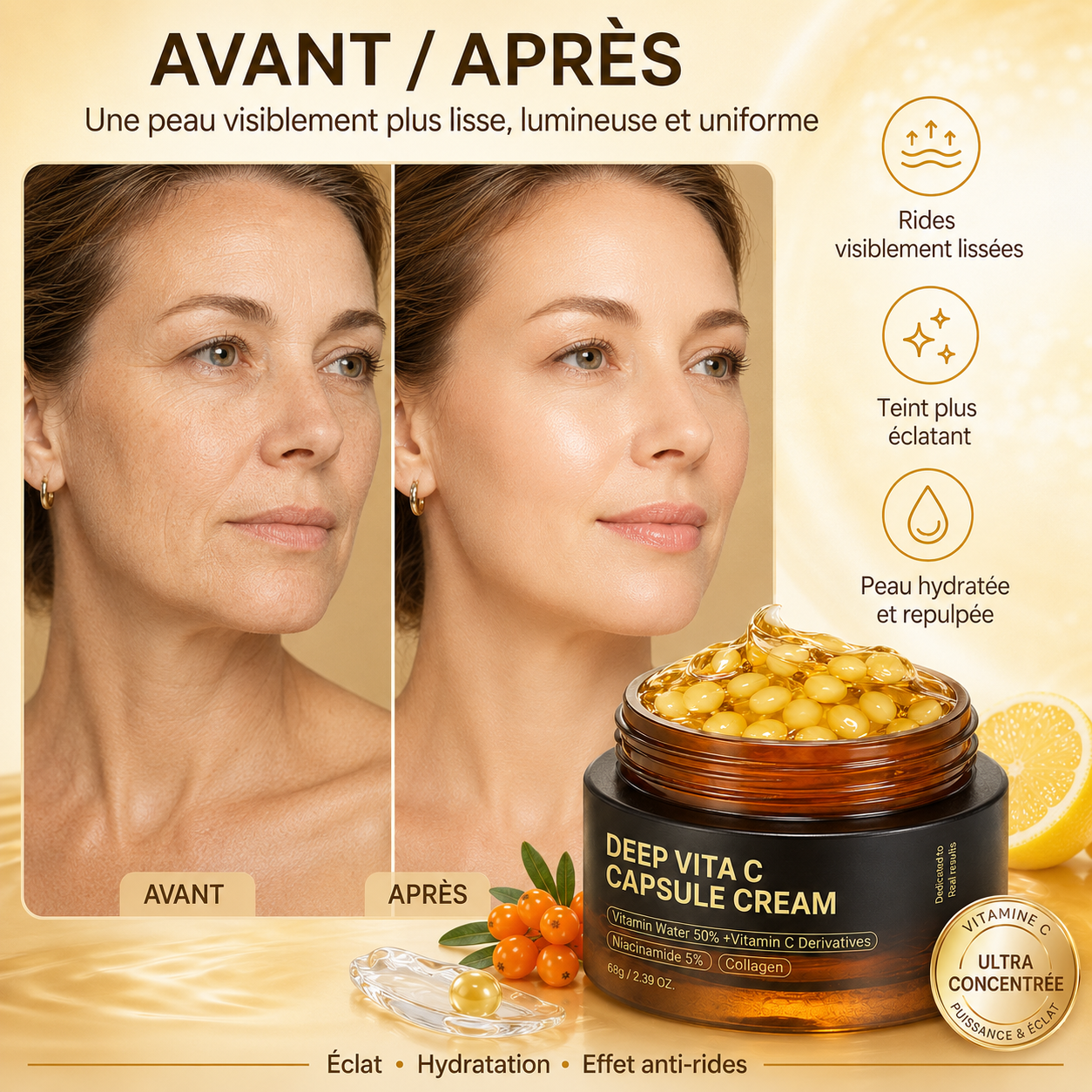 Crème Visage au Vitamine C