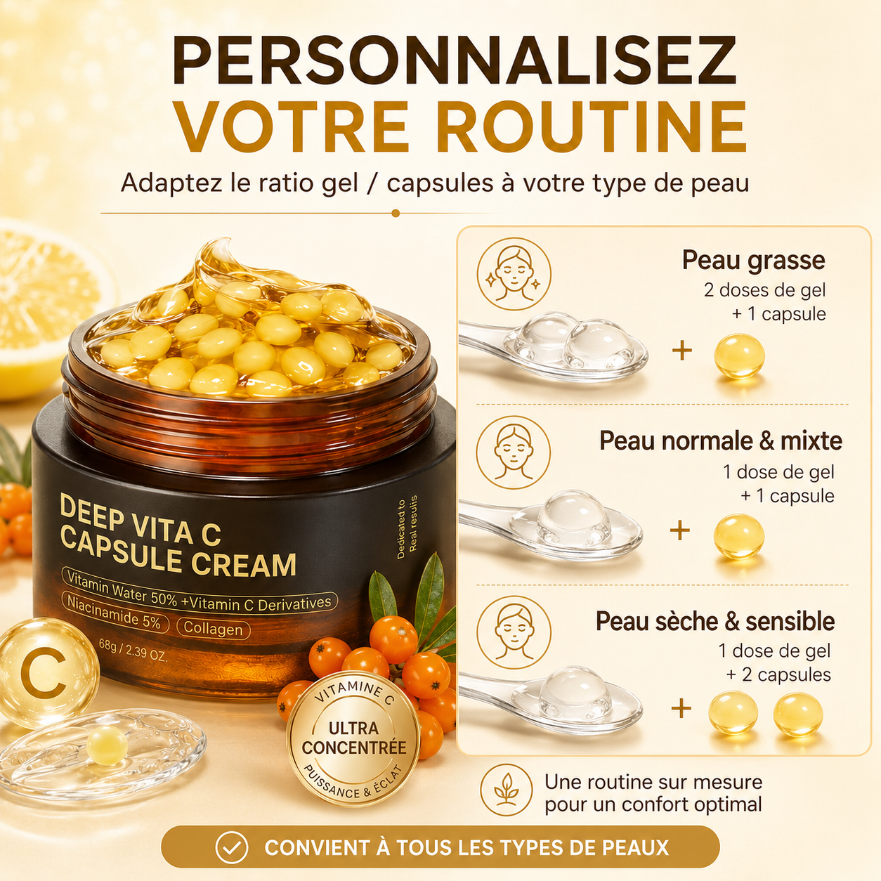 Crème Visage au Vitamine C