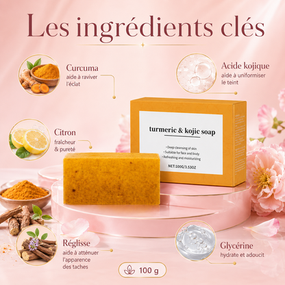 Savon Eclaircissant au curcuma