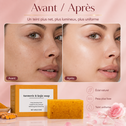 Savon Eclaircissant au curcuma