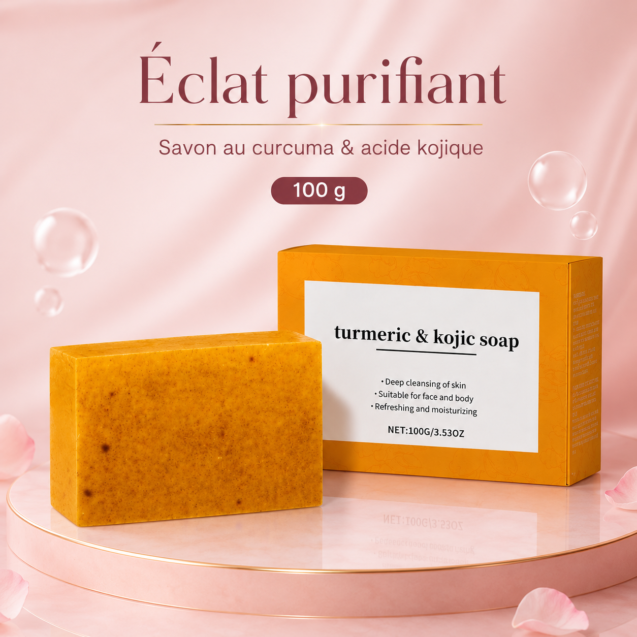 Savon Eclaircissant au curcuma