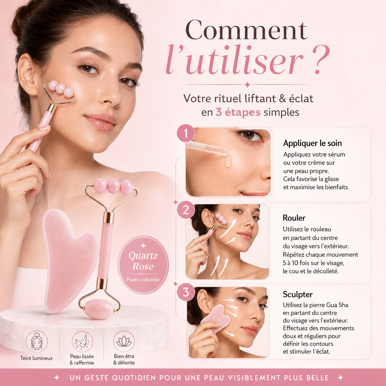 Rouleau de Jade & Gua Sha