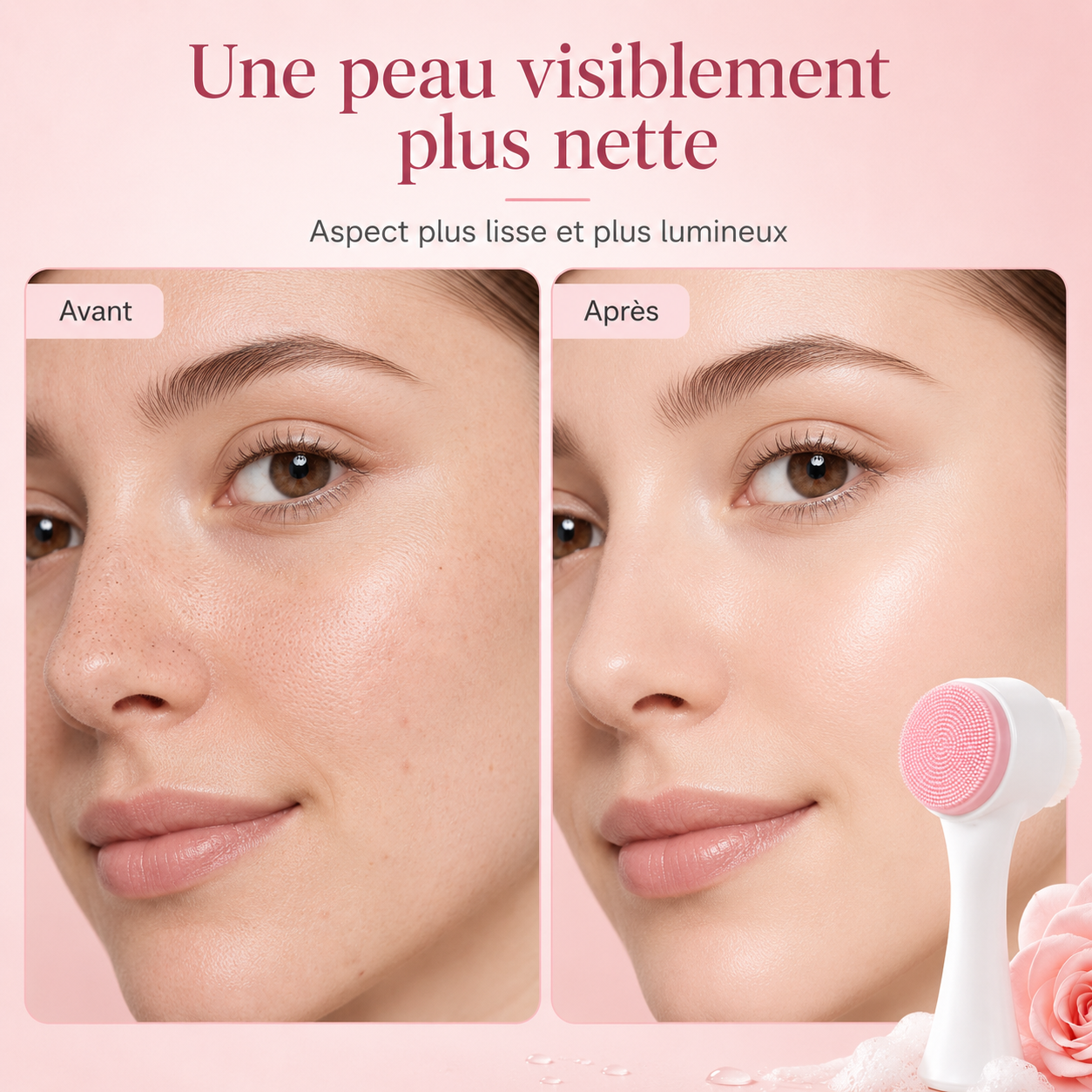 Brosse Nettoyante Double Face