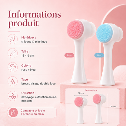 Brosse Nettoyante Double Face